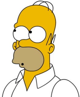 Portrait of Homer Simpson
